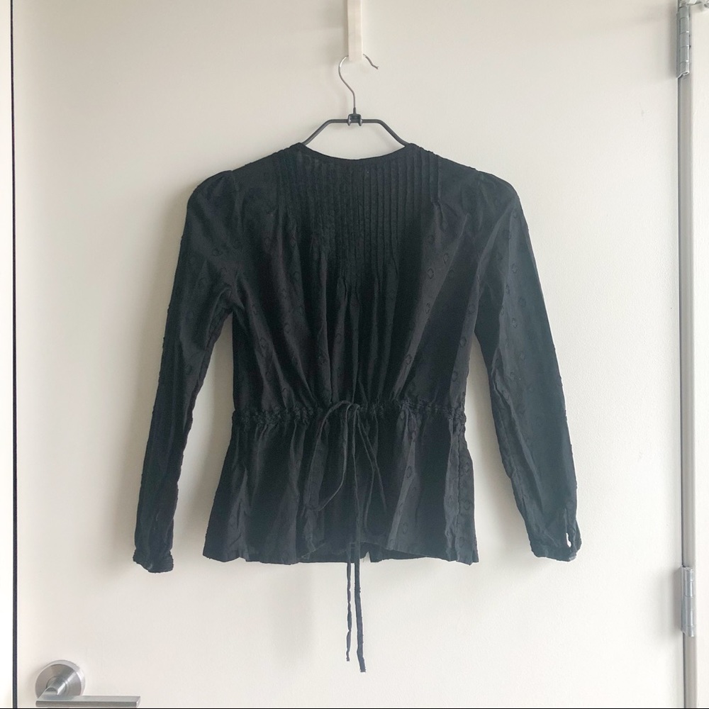 Urban Outfitter UO Ecote black button up blouse - Picture 3 of 6